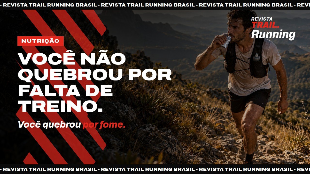 Você não quebrou por falta de treino. Você quebrou por fome.